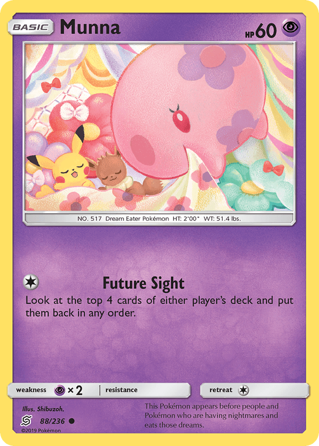 Carta Munna 88/236 do set Unified Minds — Pokémon TCG | Bynx