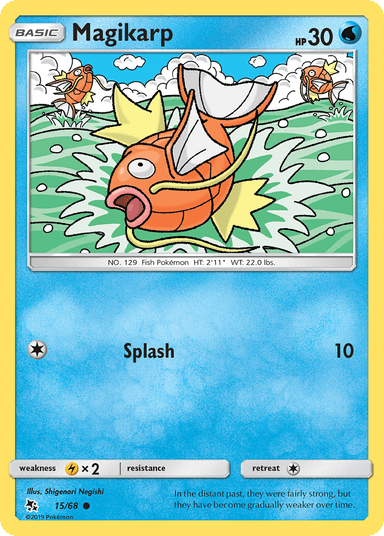 Carta Magikarp 15/68 do set Hidden Fates — Pokémon TCG | Bynx