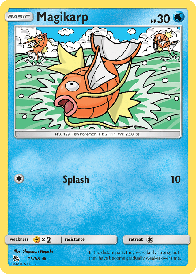 Carta Magikarp 15/68 do set Hidden Fates — Pokémon TCG | Bynx