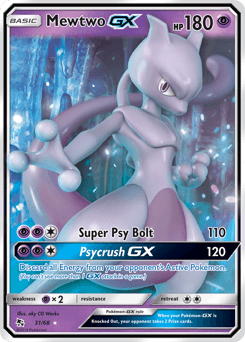 Mewtwo-GX 31 — Hidden Fates