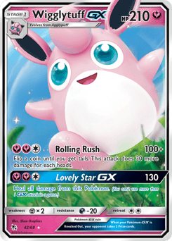Wigglytuff-GX 42 — Hidden Fates