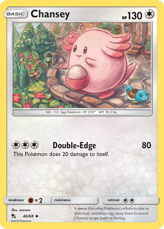Carta Chansey 46/68 do set Hidden Fates — Pokémon TCG | Bynx
