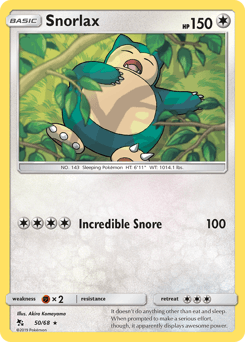 Snorlax 50 — Hidden Fates