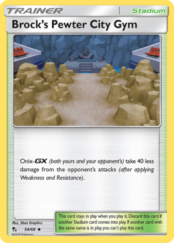 Brock's Pewter City Gym 54/68 — Destinos Ocultos