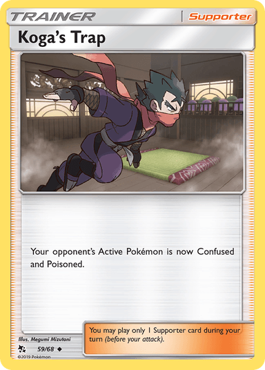 Carta Koga's Trap 59/68 do set Hidden Fates — Pokémon TCG | Bynx