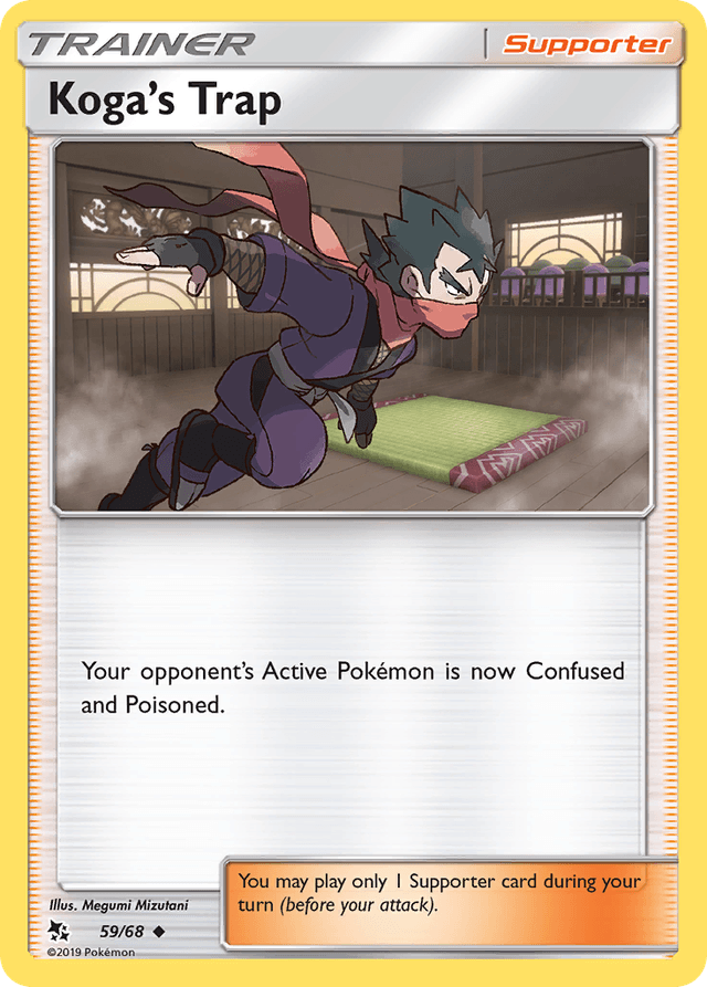 Carta Koga's Trap 59/68 do set Hidden Fates — Pokémon TCG | Bynx