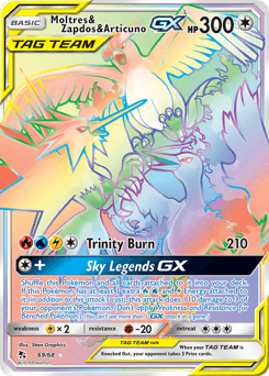 Moltres & Zapdos & Articuno-GX 69 — Hidden Fates