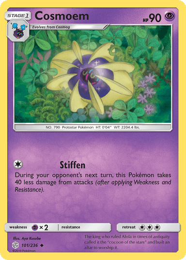 Carta Cosmoem 101/236 do set Cosmic Eclipse — Pokémon TCG | Bynx