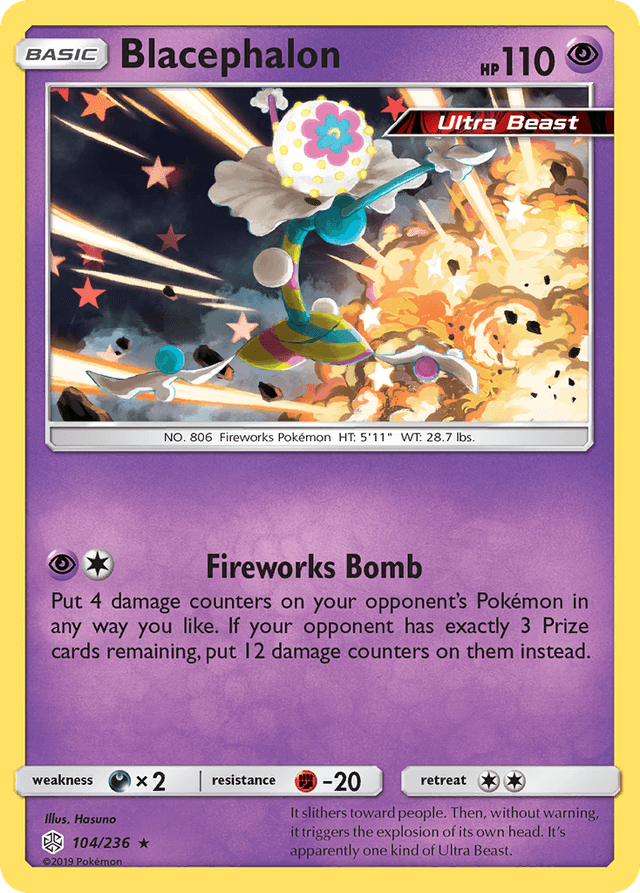 Carta Blacephalon 104/236 do set Cosmic Eclipse — Pokémon TCG | Bynx