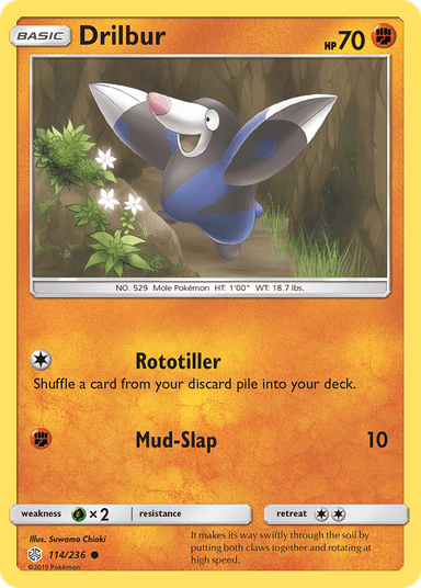 Carta Drilbur 114/236 do set Cosmic Eclipse — Pokémon TCG | Bynx