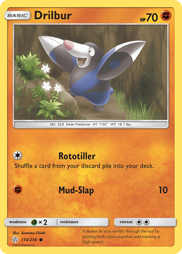 Carta Drilbur 114/236 do set Cosmic Eclipse — Pokémon TCG | Bynx