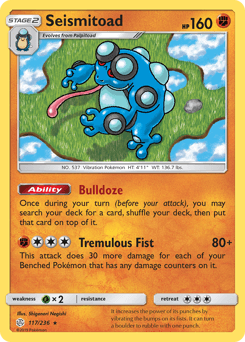 Seismitoad 117/236 — Eclipse Cósmico