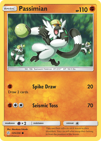 Carta Passimian 125/236 do set Cosmic Eclipse — Pokémon TCG | Bynx