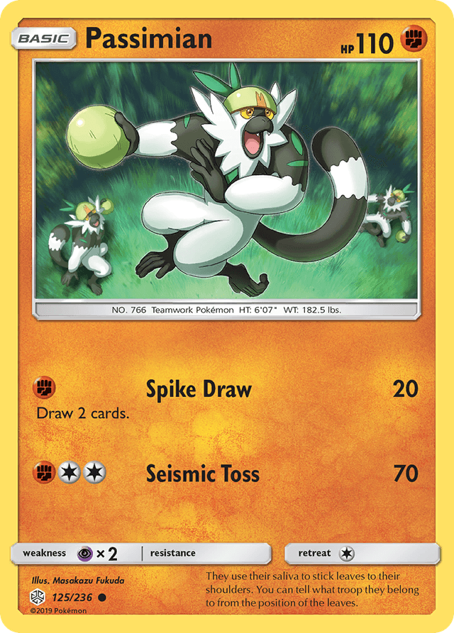 Carta Passimian 125/236 do set Cosmic Eclipse — Pokémon TCG | Bynx