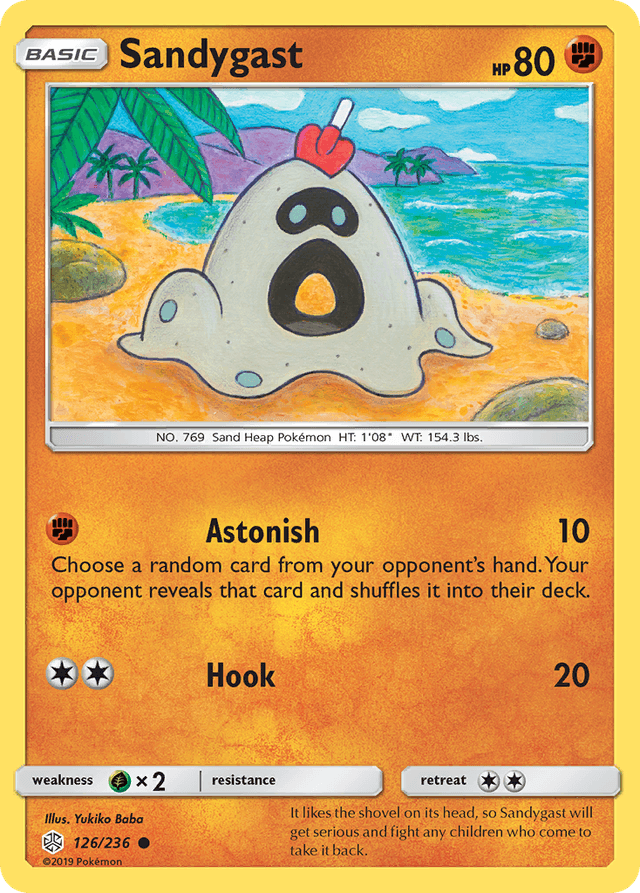 Carta Sandygast 126/236 do set Cosmic Eclipse — Pokémon TCG | Bynx