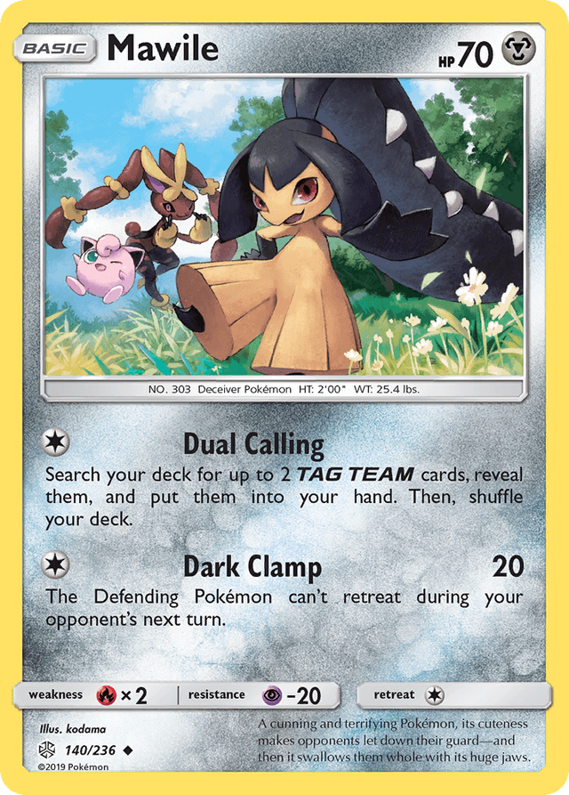 Carta Mawile 140/236 do set Cosmic Eclipse — Pokémon TCG | Bynx