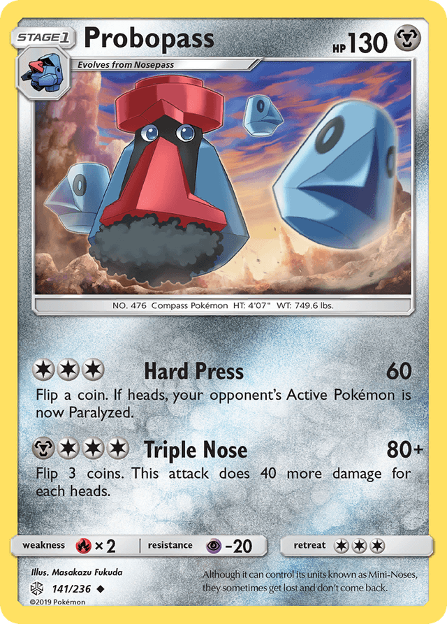 Carta Probopass 141/236 do set Cosmic Eclipse — Pokémon TCG | Bynx