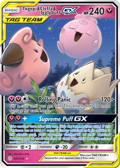 Togepi & Cleffa & Igglybuff-GX 143 — Cosmic Eclipse