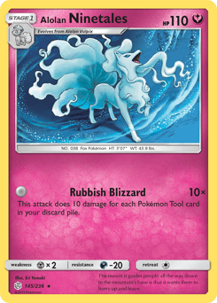 Alolan Ninetales 145 — Cosmic Eclipse
