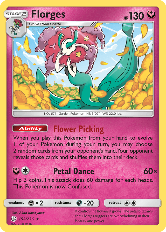 Carta Florges 152/236 do set Cosmic Eclipse — Pokémon TCG | Bynx