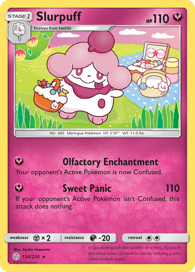 Carta Slurpuff 154/236 do set Cosmic Eclipse — Pokémon TCG | Bynx