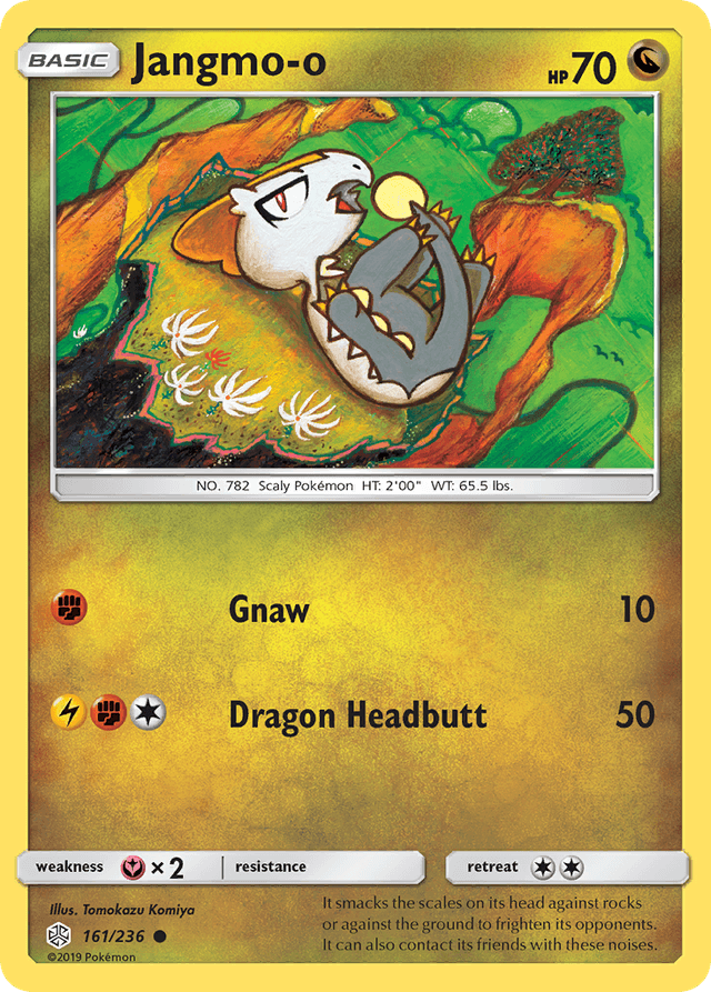 Carta Jangmo-o 161/236 do set Cosmic Eclipse — Pokémon TCG | Bynx