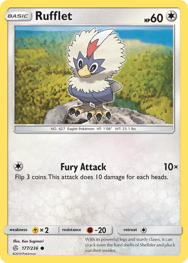 Carta Rufflet 177/236 do set Cosmic Eclipse — Pokémon TCG | Bynx