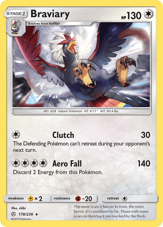 Carta Braviary 178/236 do set Cosmic Eclipse — Pokémon TCG | Bynx