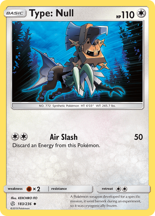 Carta Type: Null 183/236 do set Cosmic Eclipse — Pokémon TCG | Bynx