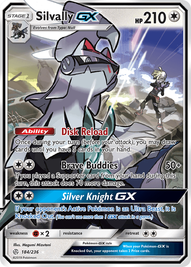Carta Silvally-GX 184/236 do set Cosmic Eclipse — Pokémon TCG | Bynx