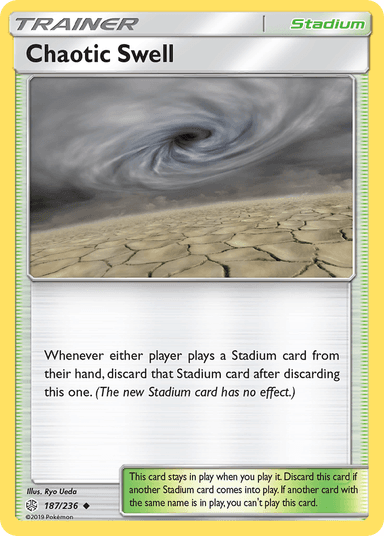 Carta Chaotic Swell 187/236 do set Cosmic Eclipse — Pokémon TCG | Bynx