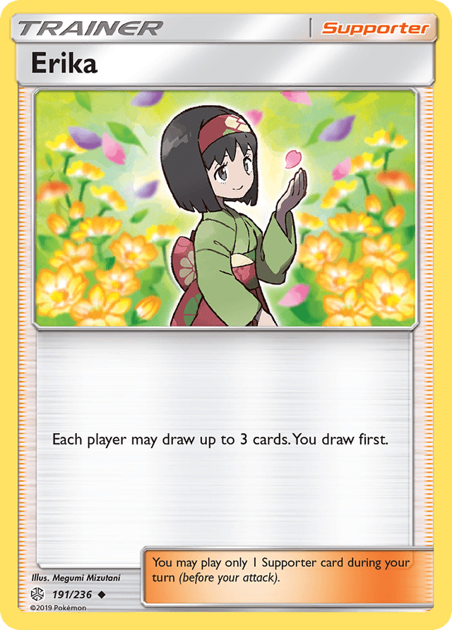 Carta Erika 191/236 do set Cosmic Eclipse — Pokémon TCG | Bynx