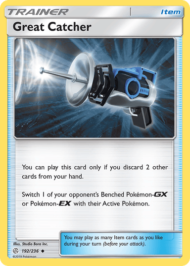 Carta Great Catcher 192/236 do set Cosmic Eclipse — Pokémon TCG | Bynx