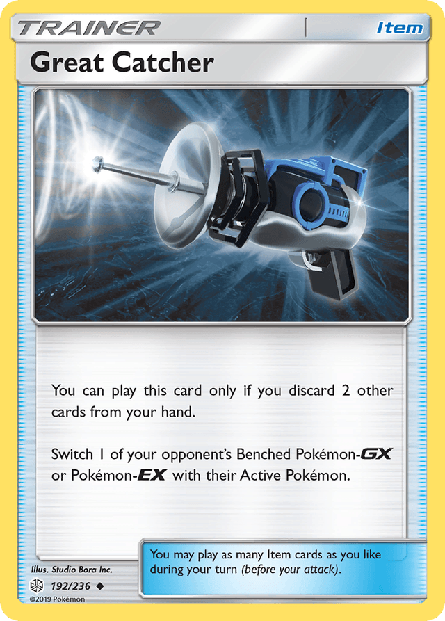 Carta Great Catcher 192/236 do set Cosmic Eclipse — Pokémon TCG | Bynx