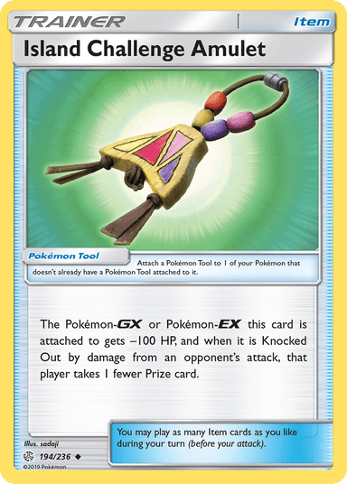 Carta Island Challenge Amulet 194/236 do set Cosmic Eclipse — Pokémon TCG | Bynx