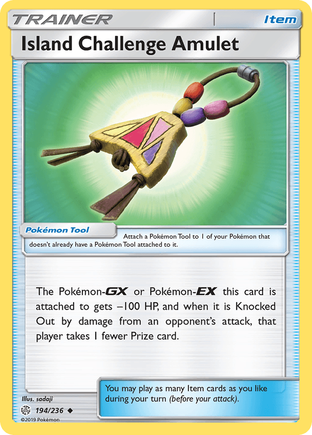 Carta Island Challenge Amulet 194/236 do set Cosmic Eclipse — Pokémon TCG | Bynx