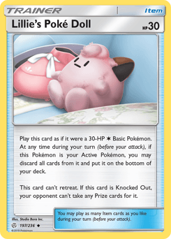 Lillie's Poké Doll 197/236 — Eclipse Cósmico