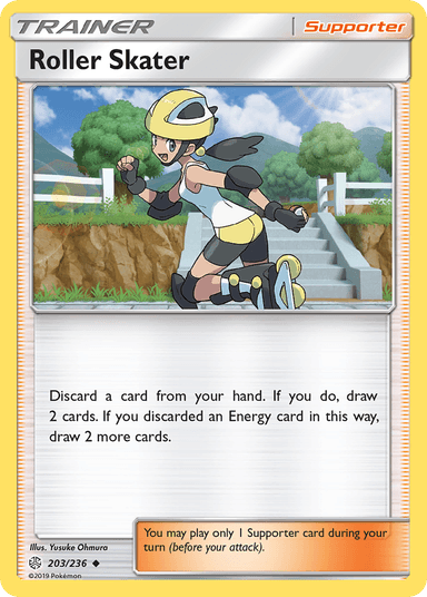 Carta Roller Skater 203/236 do set Cosmic Eclipse — Pokémon TCG | Bynx