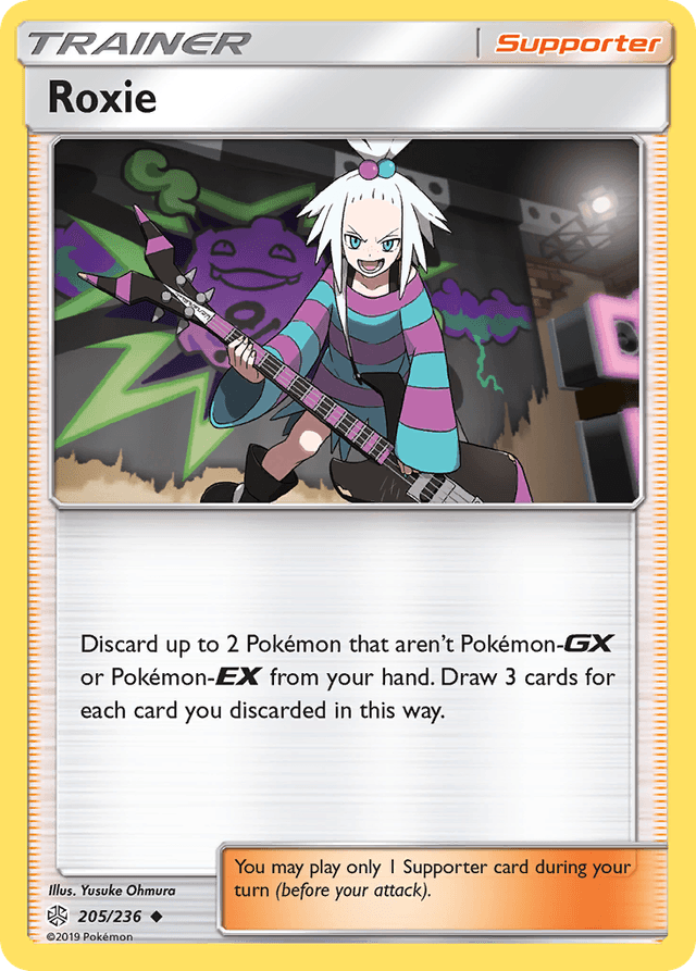 Carta Roxie 205/236 do set Cosmic Eclipse — Pokémon TCG | Bynx