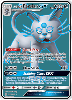 Alolan Persian-GX 219/236 — Cosmic Eclipse
