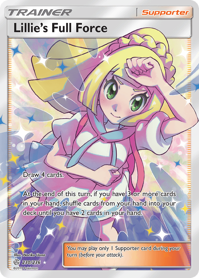Carta Lillie's Full Force 230/236 do set Cosmic Eclipse — Pokémon TCG | Bynx