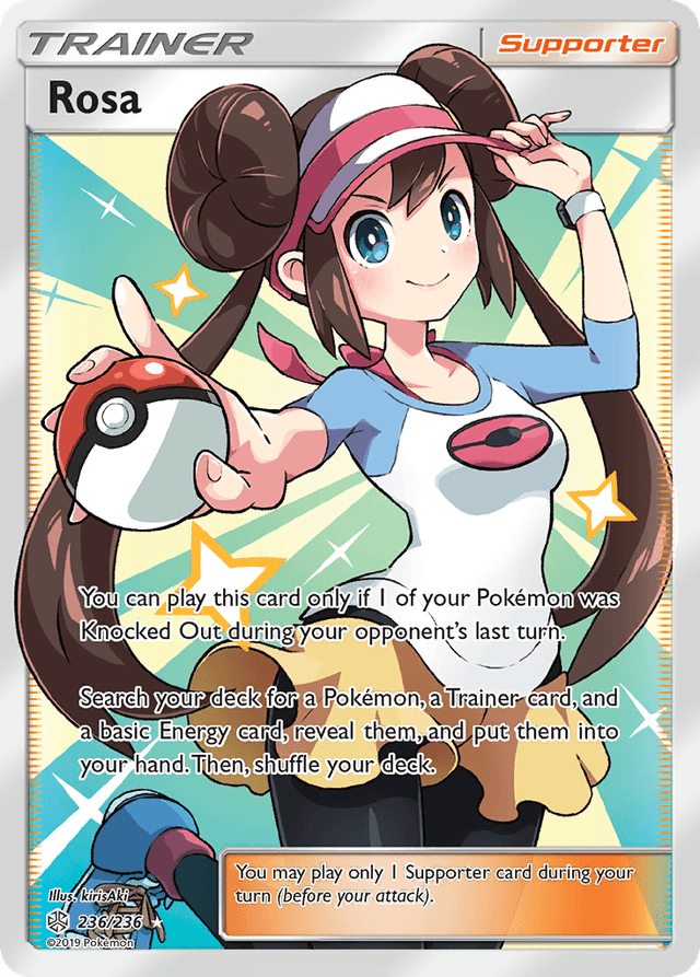 Carta Rosa 236/236 do set Cosmic Eclipse — Pokémon TCG | Bynx