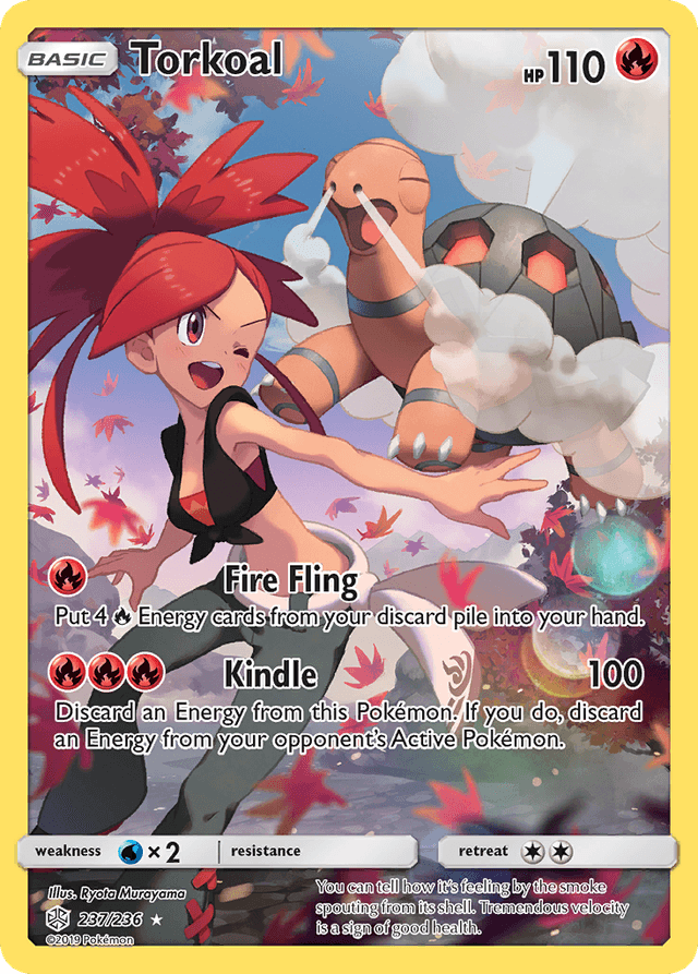 Carta Torkoal 237/236 do set Cosmic Eclipse — Pokémon TCG | Bynx