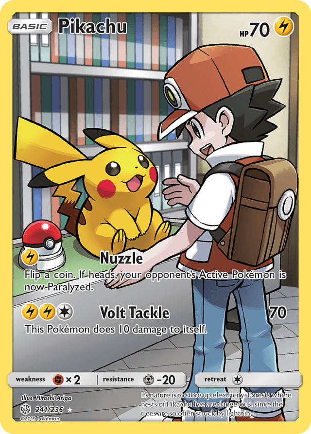 Carta Pikachu 241/236 do set Cosmic Eclipse — Pokémon TCG | Bynx