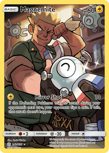 Carta Magnemite 242/236 do set Cosmic Eclipse — Pokémon TCG | Bynx