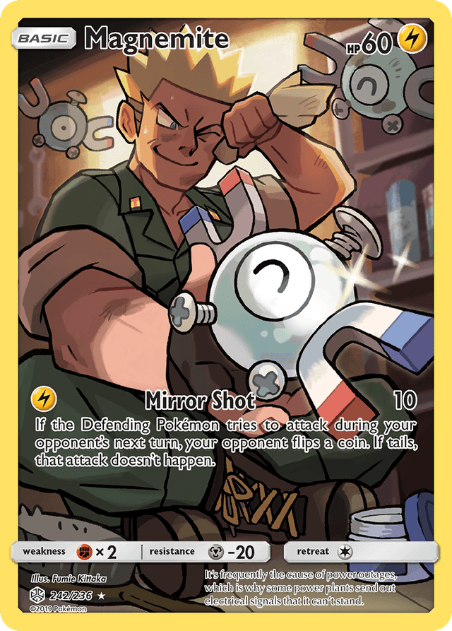 Carta Magnemite 242/236 do set Cosmic Eclipse — Pokémon TCG | Bynx