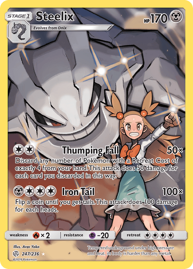 Carta Steelix 247/236 do set Cosmic Eclipse — Pokémon TCG | Bynx