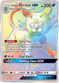 Alolan Persian-GX 257 — Cosmic Eclipse