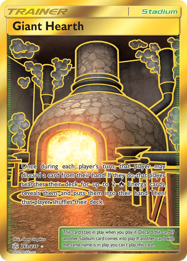 Carta Giant Hearth 263/236 do set Cosmic Eclipse — Pokémon TCG | Bynx