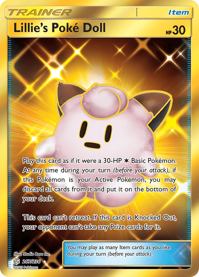 Carta Lillie's Poké Doll 267/236 do set Cosmic Eclipse — Pokémon TCG | Bynx